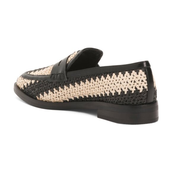 3.1 PHILLIP LIM White/Black Alexa Penny Loafers - Picture 2 of 2